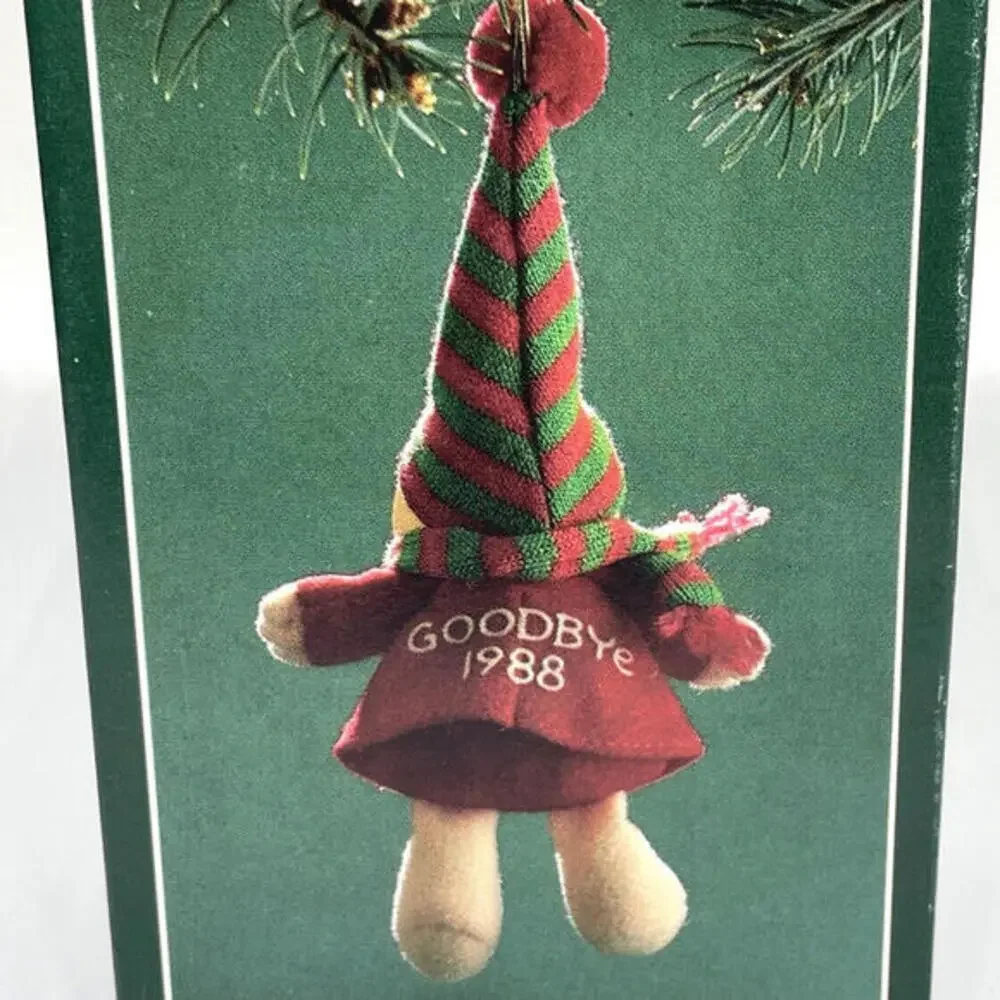New Year Ziggy‎ Christmas Ornament in Box Vintage 1988 American Greetings
